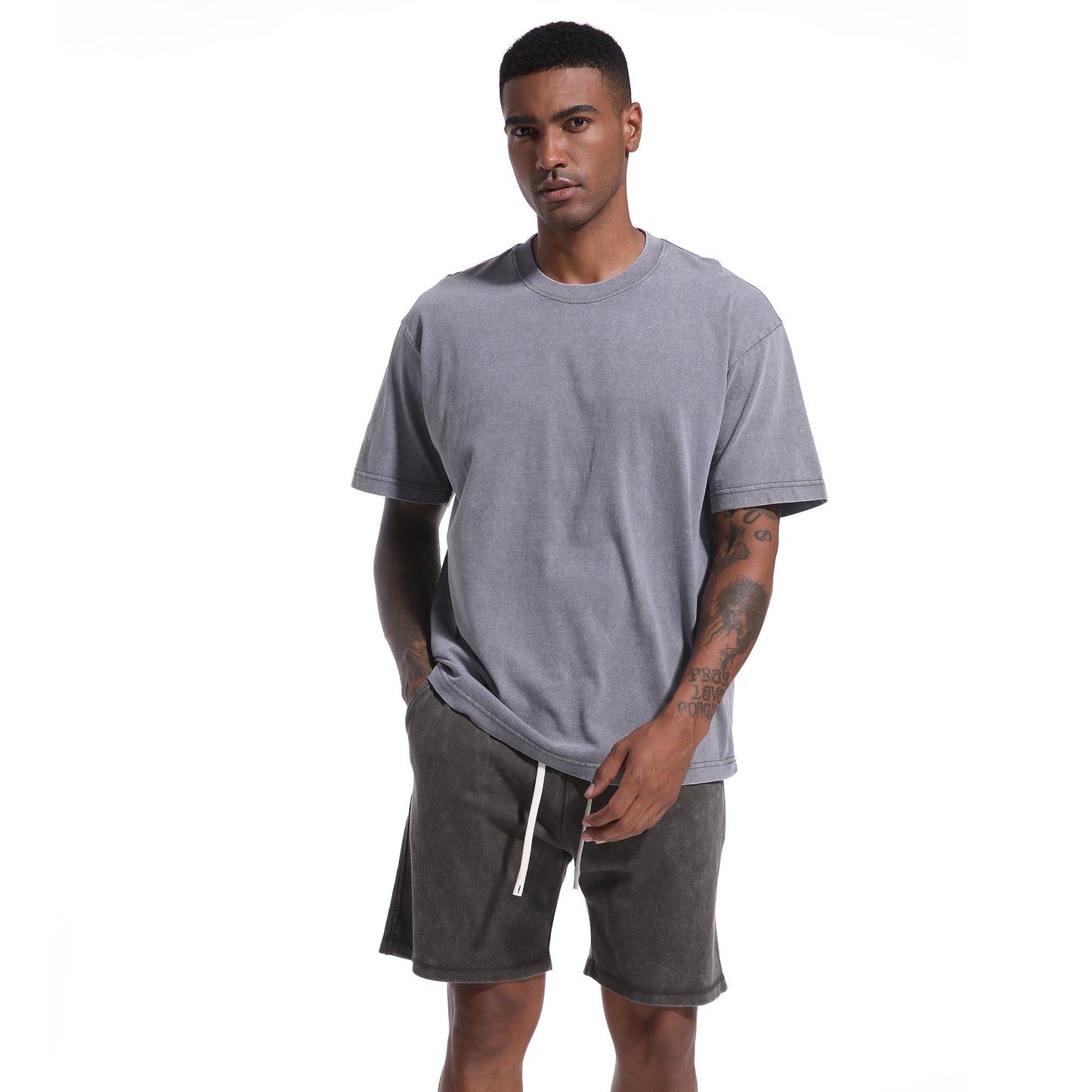 Staple 5-Pack – 230GSM Heavy Loose Fit Washed T-Shirt