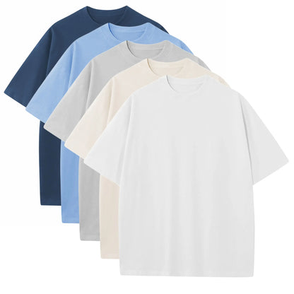 Light Tones 5-Pack - 275GSM Heavy Loose Fit T-Shirt