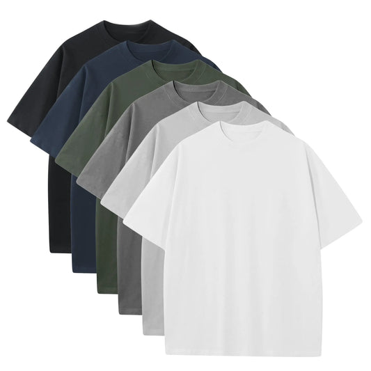 Staple 6-Pack - 275GSM Heavy Loose Fit T-Shirt - Minimalist Concept